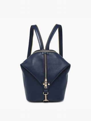 Jen & Co. - Women's Linnette Foldover Clasp Backback W/ Zip Compartment