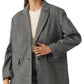 Vero Moda Lizzie Oversized Blazer Gray