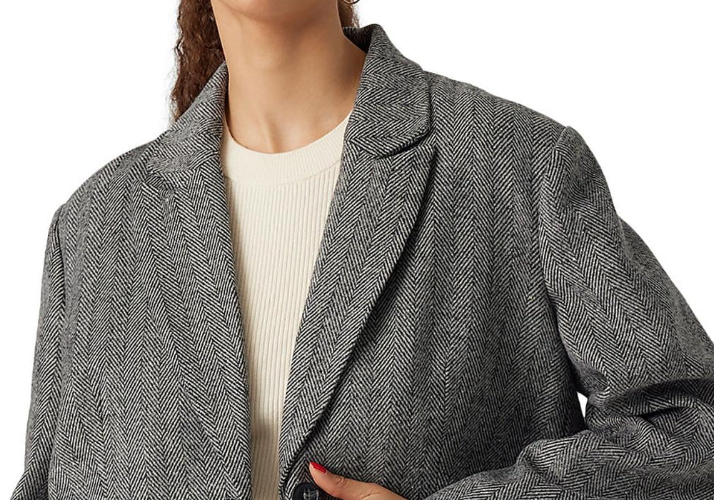 Vero Moda Lizzie Oversized Blazer Gray