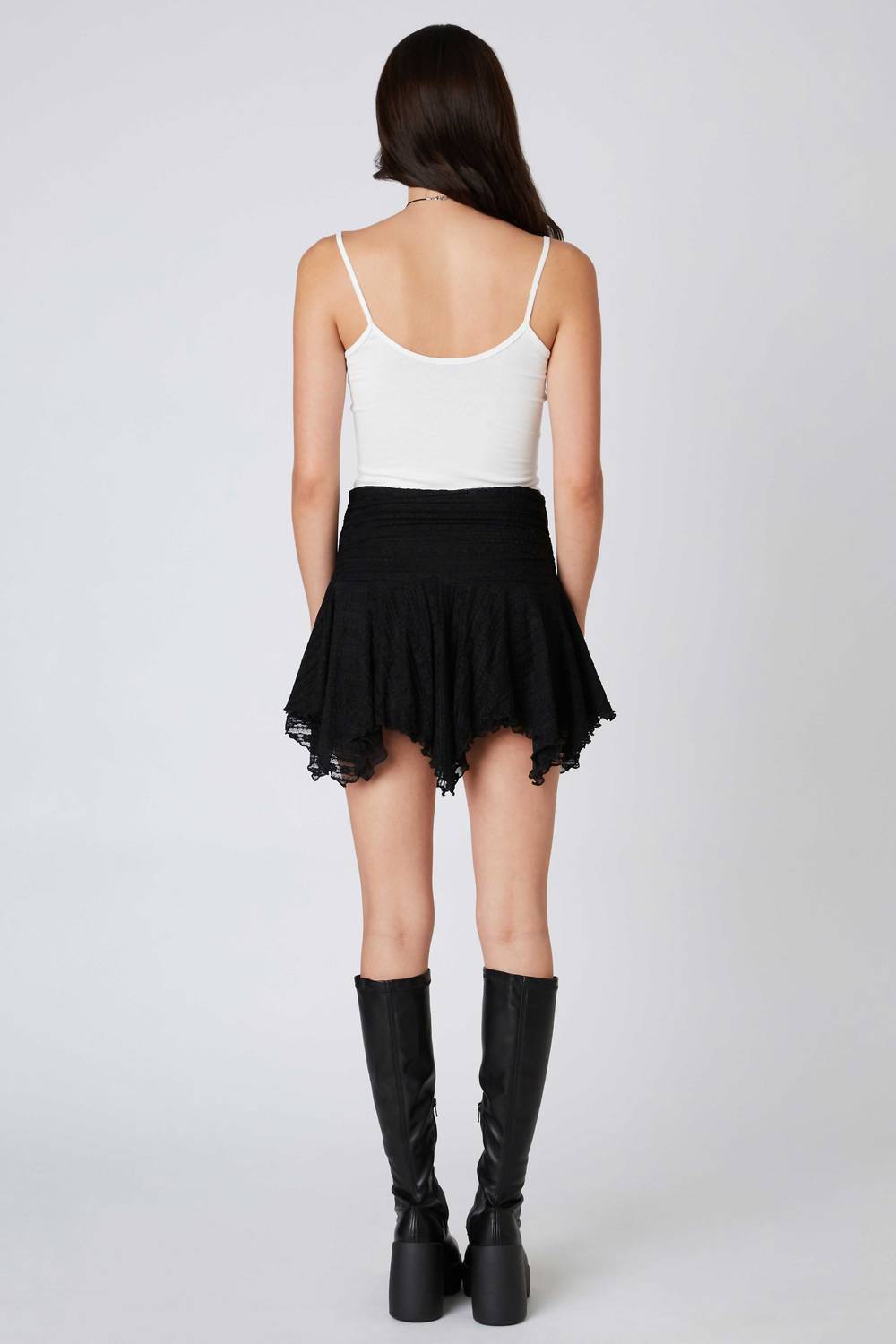 Cotton Candy - Lace Mini Skirt