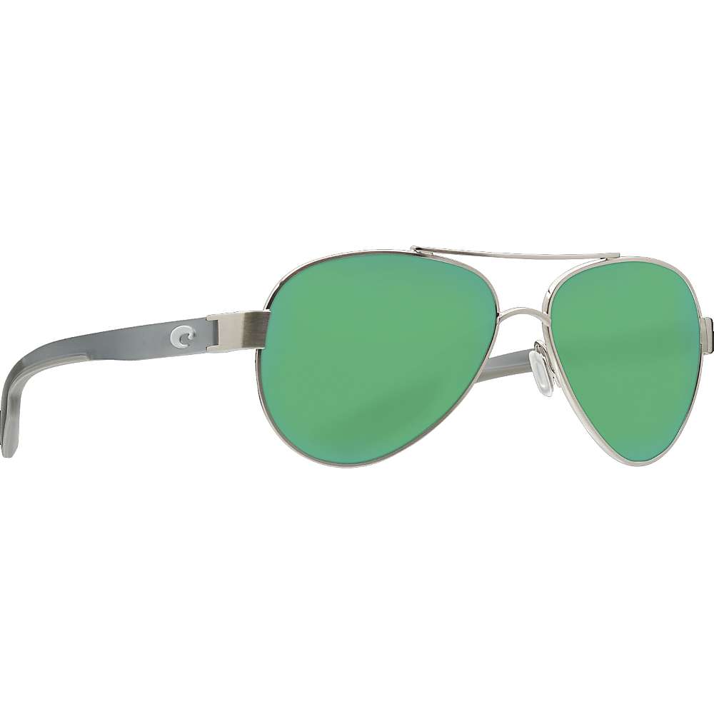 Costa Del Mar Loreto Silver Green Mirror Polarized Sunglasses