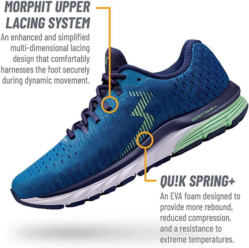361 Degrees Women's Strata 4 Running Shoes Blue Size 6.5 B(M) US