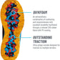 361 Degrees Unisex Yushan 2 Trail Running Shoe Black/Raft Size 11.5 D(M) US