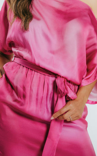 Cossac - Drape Dress Print