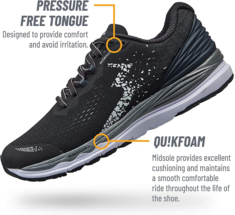 361 Degrees Unisex Meraki 3 Running Shoe Black/Ebony Size 11.5 D(M) US