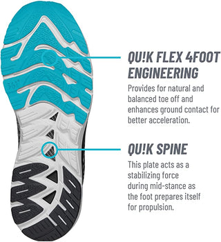 361 Degrees Unisex Meraki 3 Running Shoe White/Scuba Blue Size 12 D(M) US