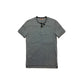 Jeremiah Men's Brook Solid Broken Jersey Henley Top - Medium - Griffin Heather