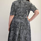 The Curve La - Plus Size Lurex Knit Short Sleeve Midi Dress With Pockets