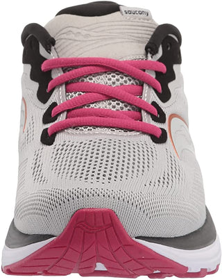 Saucony Women's Ride 14 Running Shoes Fog/Cherry