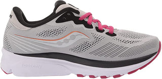 Saucony Women's Ride 14 Running Shoes Fog/Cherry