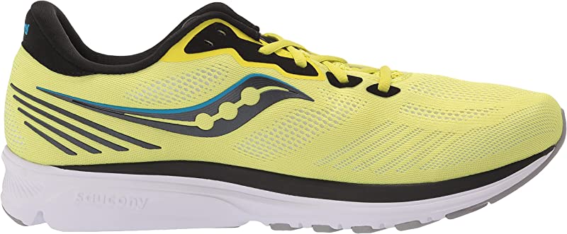 Saucony Men's Ride 14 Running Shoes Citrus/Black