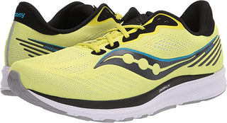 Saucony Men's Ride 14 Running Shoes Citrus/Black
