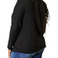 Double Take - Seam Detail Round Neck Top with Sheer Sleeves