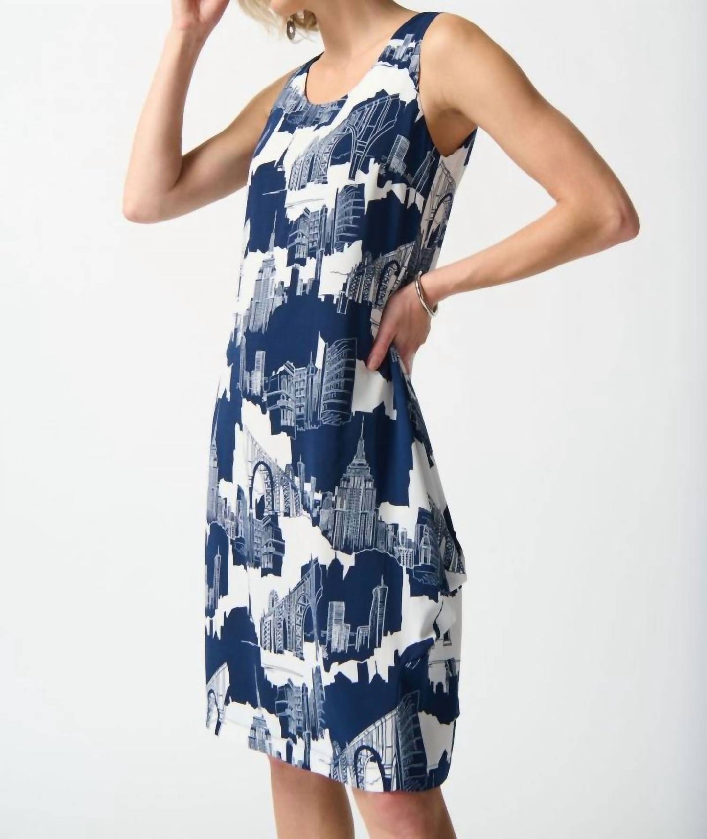 Joseph Ribkoff - Cityscape Sleeveless Shift Dress