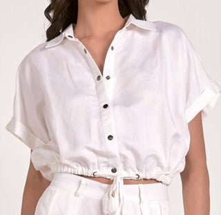 Elan - Ava Button Down Blouse