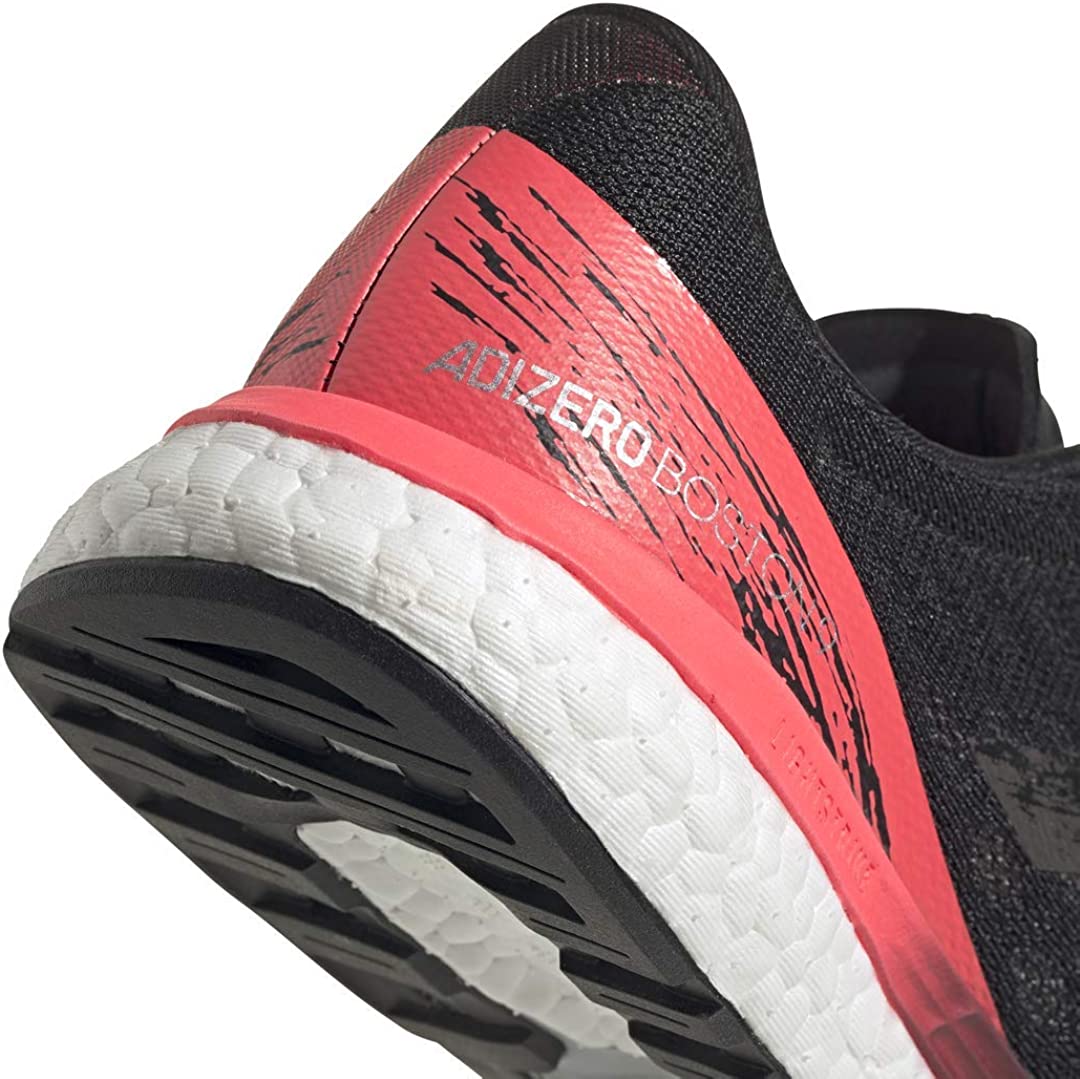 adidas Women's Adizero Boston 9 Running Shoes Black/Signal Pink