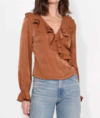 Adelyn Rae - Ayesha Ruffled Blouse