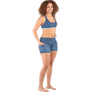 Level Six Women's Cove Reversible Shorts - Medium DoveInk Confetti