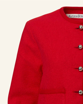 Alix Of Bohemia - Rowan Cardinal Khadi Jacket