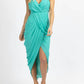 Do+Be - SUMMER DRAPE RUCHE MIDI DRESS