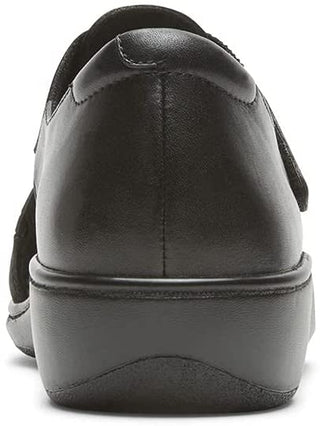 Aravon Women's Duxbury T-Strap Comfort Sandal Black