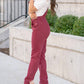 Judy Blue - High Waist Garment Dyed Boyfriend Double Cuff Overalls