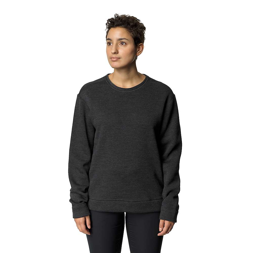 Houdini Women's Alto Crew Sweater - Large - True Black