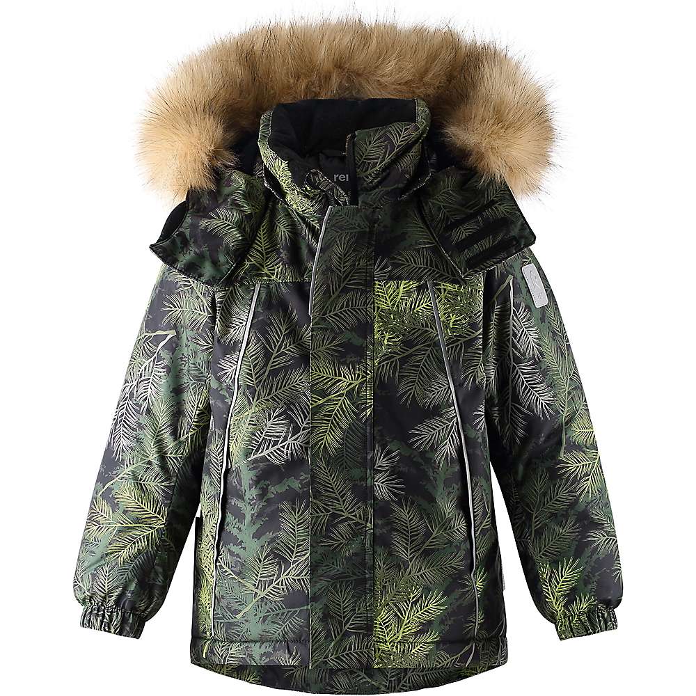 Reima Boys Niisi Reimatec Dark Green Winter Jacket - Size 2T