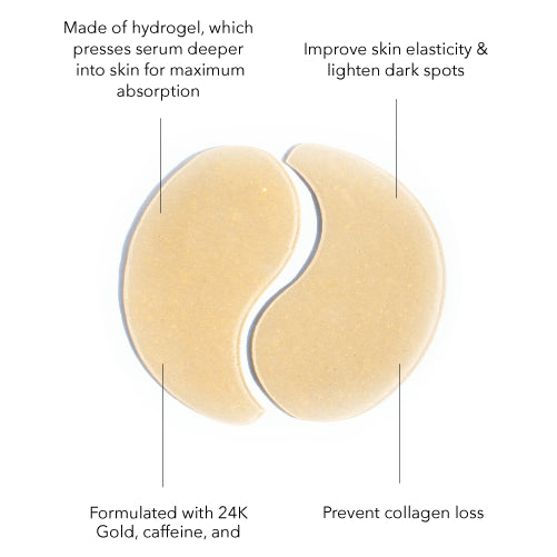 Soon Skincare Unisex Golden Eye Hydrogel Eye Patches-Single