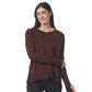 Glyder Women's Lounge LS Top - Large - Espresso