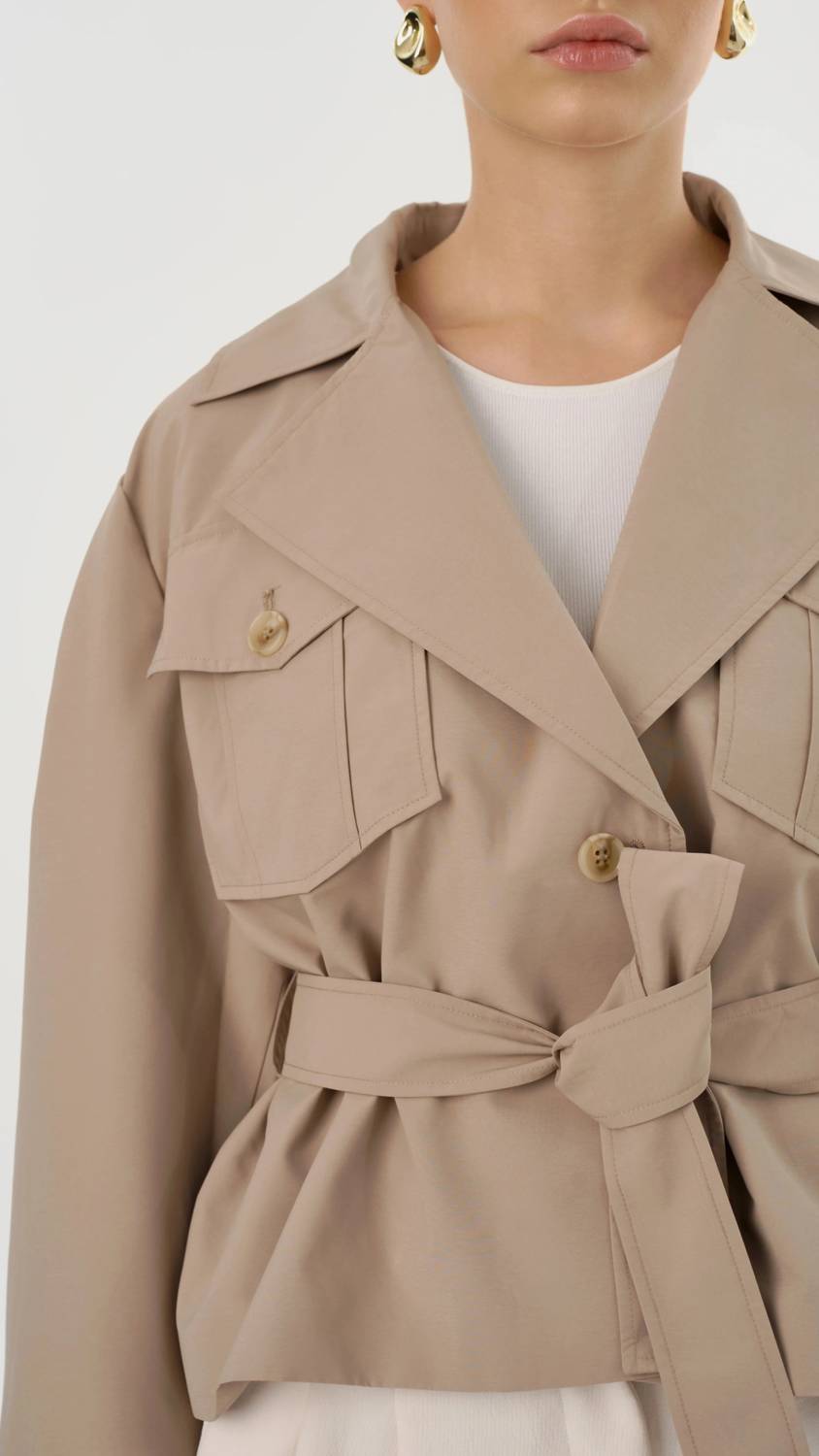 Lamarque - Lamarque Quinn Short Trench