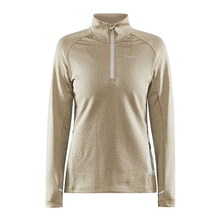 Craft Sportswear Women's Core Trim Thermal Midlayer Top - Small - Crock / Melange
