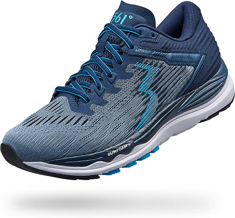361 Degrees Men's Sensation 4 Running Shoes Blue Size 11.5 D(M) US