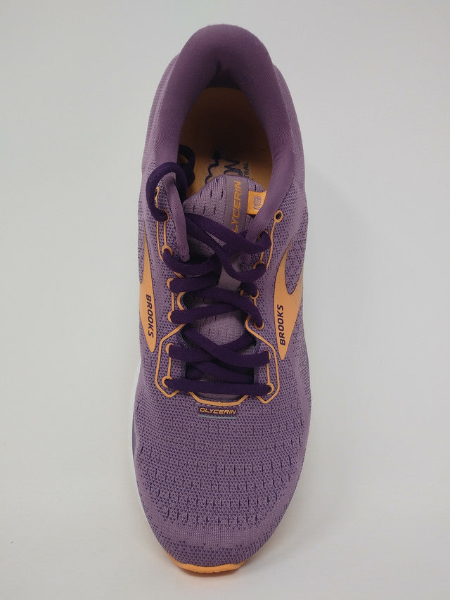 Brooks Women's Glycerin 18 Running Shoes Valerian/Jewel/Cantaloupe Size 10 B(M) Us