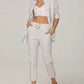 925 Fit - Women's Black Tie Button Down Long Sleeve Shirt