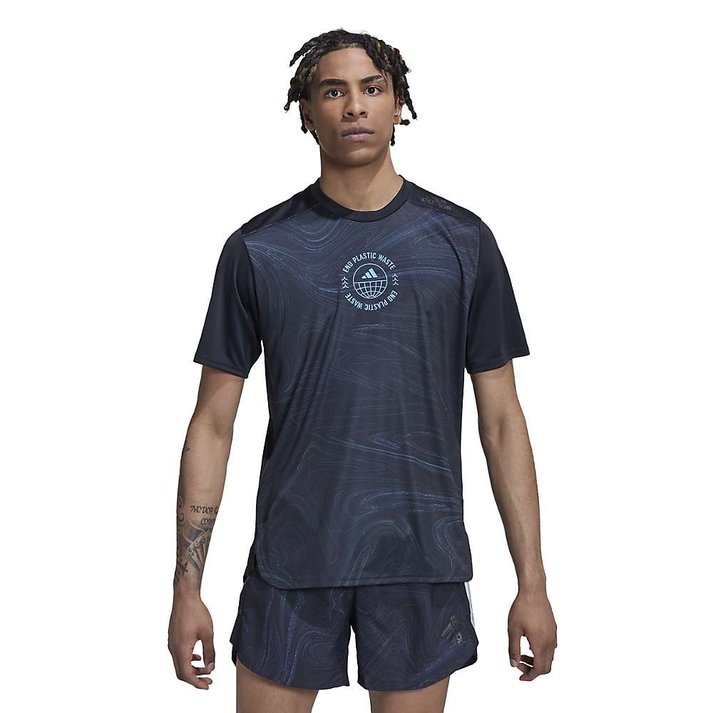Adidas Men's D4R RTFO Tee - Black/Pulse Blue