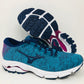 Mizuno Women's Wave Inspire 16 Knit Running Shoe Enamel/Medieval
