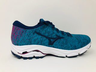Mizuno Women's Wave Inspire 16 Knit Running Shoe Enamel/Medieval