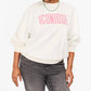 Clare V. - Oversized Sweatshirt with Iconique