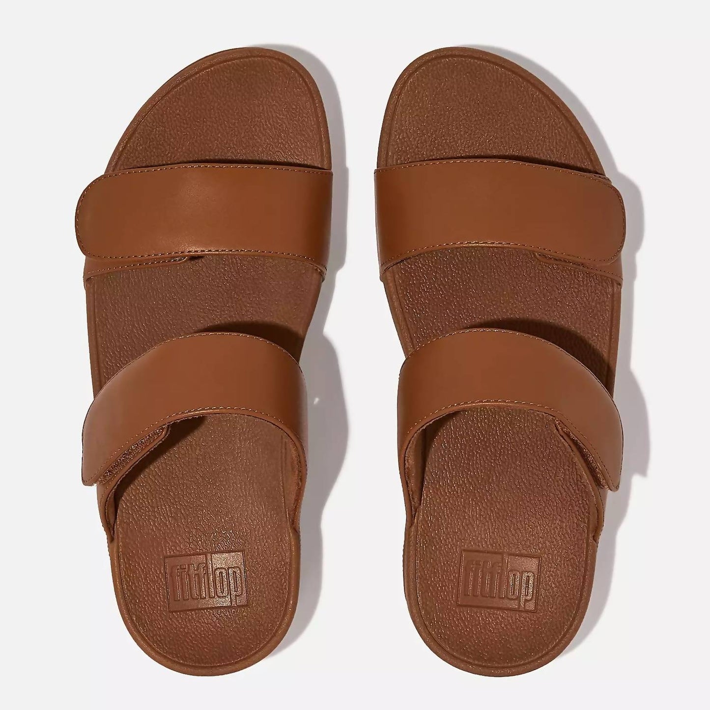 Fitflop - Women's Lulu Adjustable Leather Slides