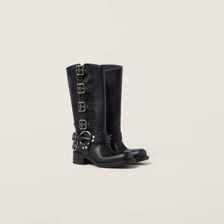 Miu Miu - Pre-loved Women Buckle-detail Boots