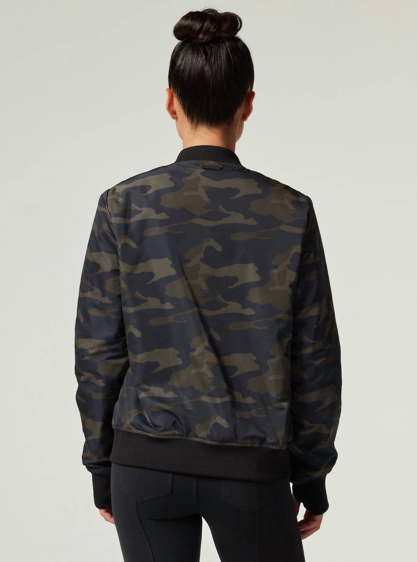 Blanc Noir - Women's Reversible Bomber Jacket