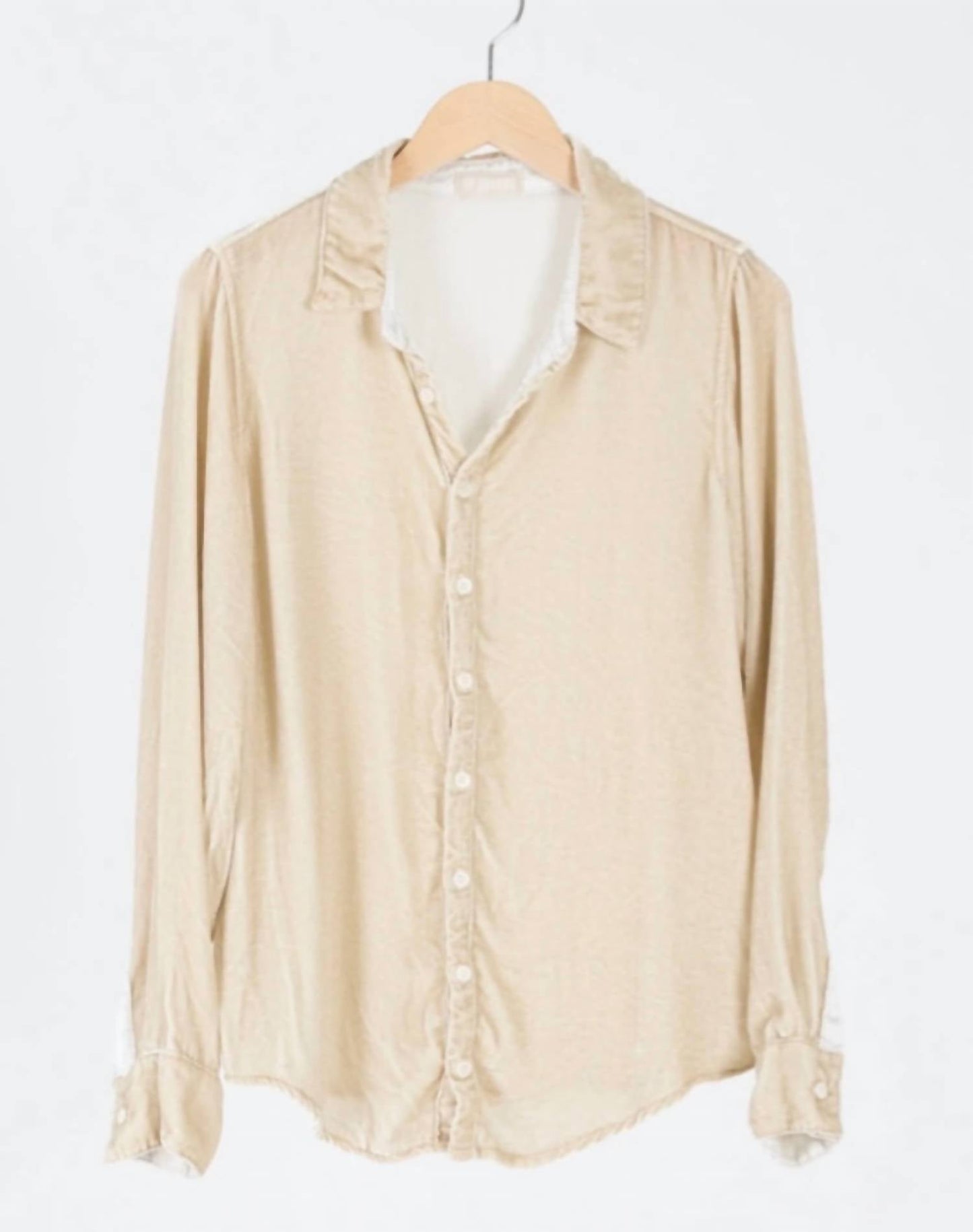 Cp Shades - Women's Romy Button Up Velvet Shirt