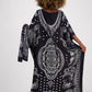Advance Apparel - Geometric Print Kaftan