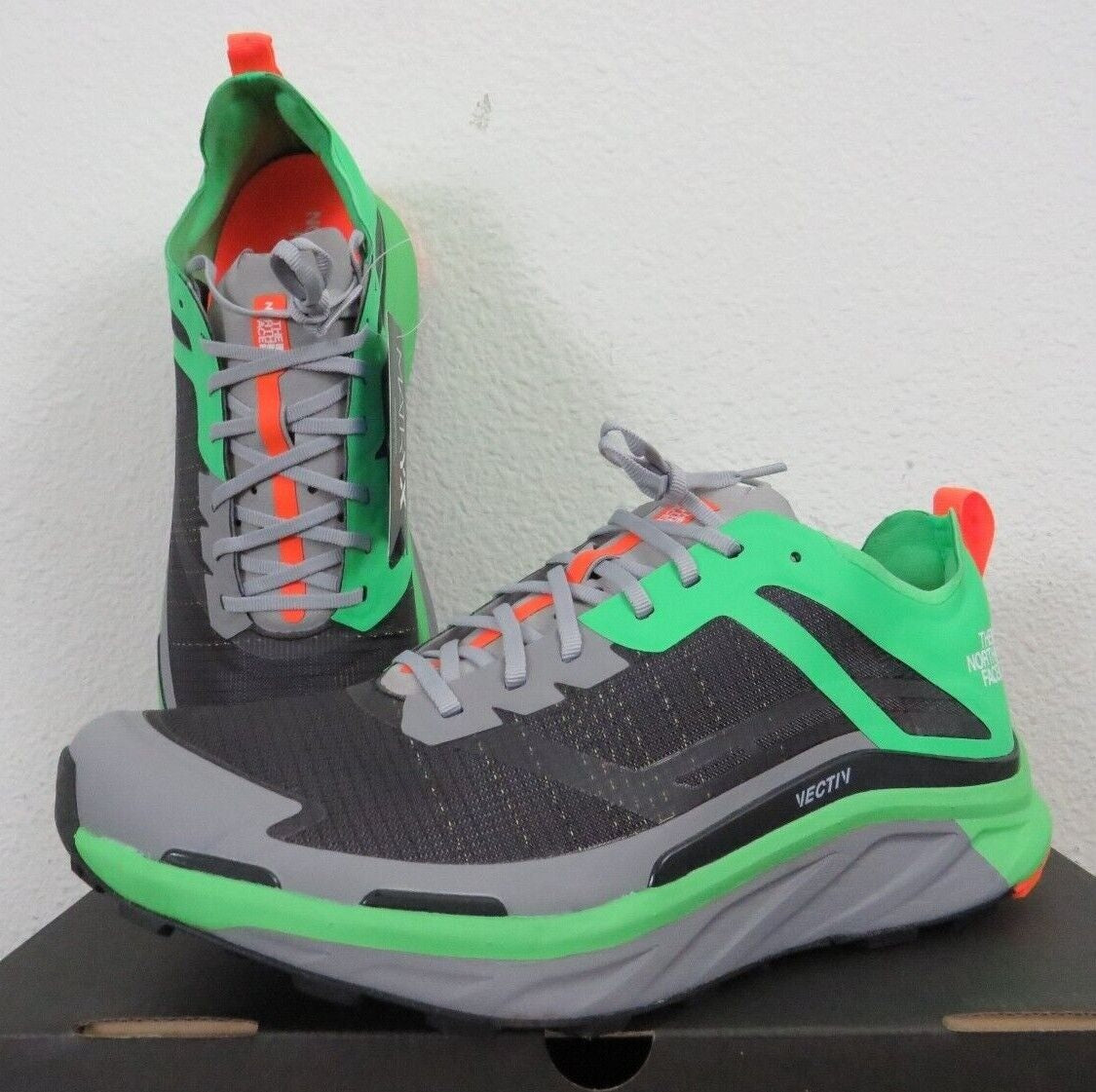 The North Face Men's Vectiv Infinite Trail Running Shoes Green Steals