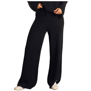 Panhandle - Wide Ribbed Knit Pants