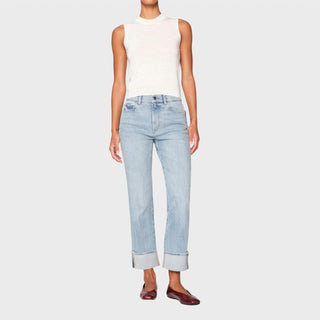 Dl1961 - Women'S - Patti Cuffed High Rise Straight Jeans