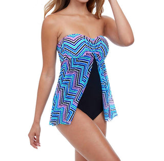 Profile By Gottex - Bandeau Strapless Flyaway One Piece Swimsuit