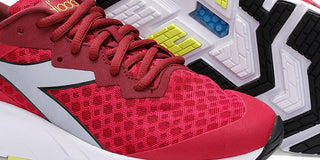 Diadora Women's Mythos Blushield Volo Running Shoes Red Size 8.5 B(M) US