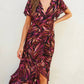 Dress Forum - Lights Out Wrap Midi Dress